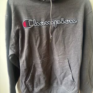 Champion Charcoal Hoodie for Men/Unisex Size Medium